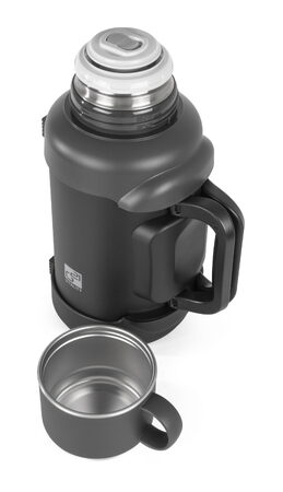 Termoska G21 nerezová 2500 ml, černo-šedá