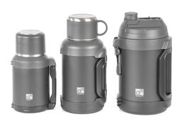 Termoska G21 nerezová 2500 ml, černo-šedá