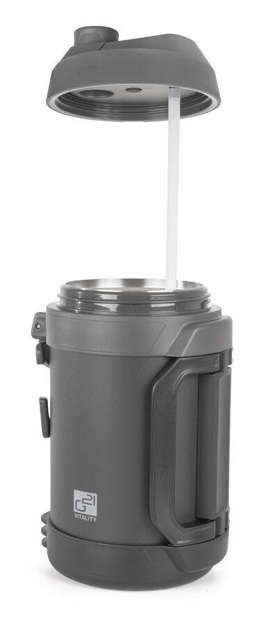 Termoska G21 nerezová 3800 ml, černo-šedá