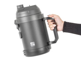 Termoska G21 nerezová 3800 ml, černo-šedá