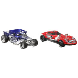 Hot Wheels sada 2 ks natahovacích aut 1:43