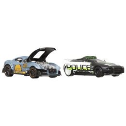 Hot Wheels sada 2 ks natahovacích aut 1:43