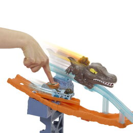 Hot Wheels Závodní dráha Jurassic World Crash & Splash