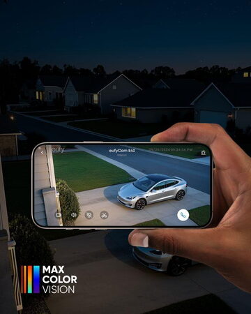 Venkovní kamera se solárním nabíjením Anker eufy E40 (sada 4ks+jednotka HomeBase 3) 2K bílá