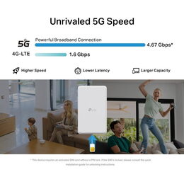 Router TP-Link NE200-Outdoor 5G - bílý