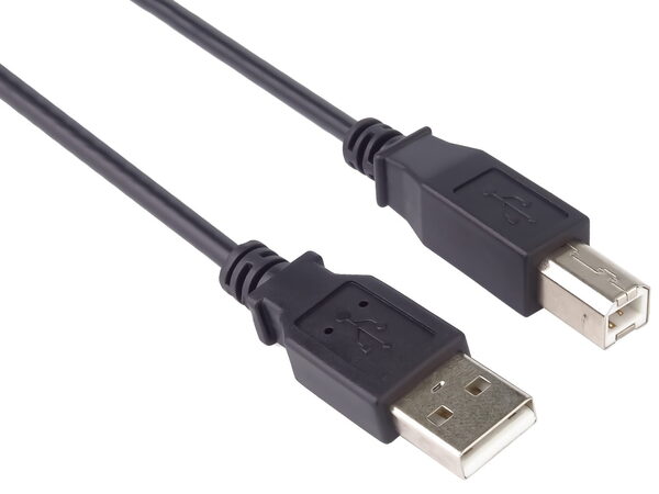 Kabel PremiumCord USB 2.0 A-B pro tiskárny 1m, černý