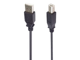 Kabel PremiumCord USB 2.0 A-B pro tiskárny 1m, černý