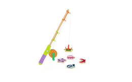 Dřevěná hra rybaření - oranžová karta