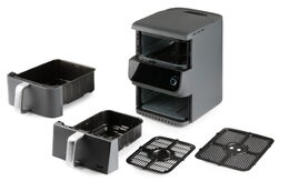 Dvojitá horkovzdušná fritéza 3,5+6,5 l - DOMO DO549FR, 2 500 W, 2 samostatné zón