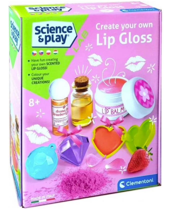 Sada Clementoni Dětská laboratoř - Výroba balzámů na rty
