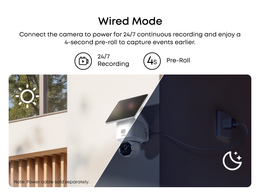 Venkovní kamera se solárním nabíjením Anker eufy E42, 4K bílá