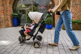 Tříkolka MoMi IVI béžová