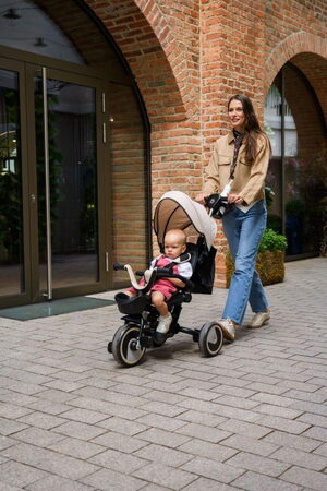 Tříkolka MoMi IVI béžová