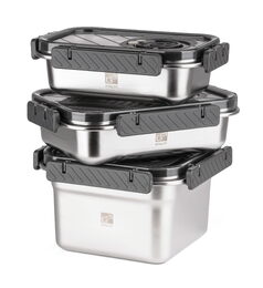 Vakuovací dóza G21 680 ml, nerezová