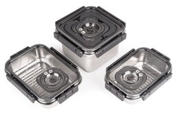 Vakuovací dóza G21 1000 ml, nerezová