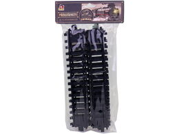 Hračka MaDe Koleje sada, 22 cm, rovný díl 6 ks, spojky