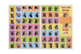 Pexeso Abeceda papírové společenská hra 20 obrázkových trojic