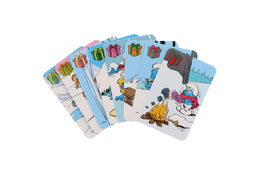 Černý Petr Šmoulové 2 zimní společenská hra v papírové krabičce 6x9cm