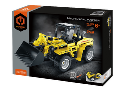 Stavebnice iM.MASTER 2v1 stavební auto plast 320 dílků v krabici 31x23x7cm