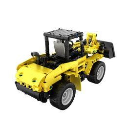 Stavebnice iM.MASTER 2v1 stavební auto plast 320 dílků v krabici 31x23x7cm