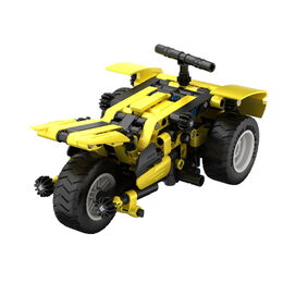 Stavebnice iM.MASTER 2v1 stavební auto plast 320 dílků v krabici 31x23x7cm