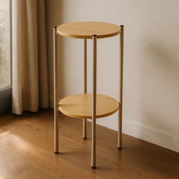 HOMESTYLING Odkládací stolek 31x31x61 cm design dřevo KO-NB1510540