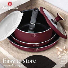 BERLINGERHAUS Sada nádobí s titanovým povrchem 13 ks Leonardo Nordic Collection BH-8418