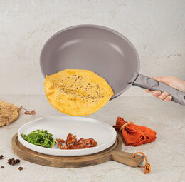 BERLINGERHAUS Sada nádobí s titanovým povrchem 13 kusů Taupe Nordic Collection BH-8422