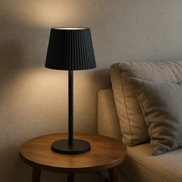 HOMESTYLING Stolní LED lampa 36 cm černá KO-ANC000700
