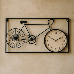 HOMESTYLING Hodiny nástěnné dekorativní kolo KO-HZ1601330