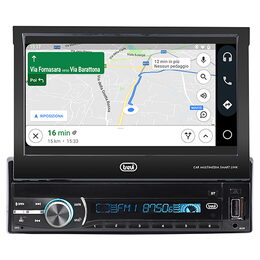 Autorádio Trevi, MDV 6380 DAB BT, 7" TFT LCD displej, DAB, DAB+, FM s RDS,
Bluetooth, odnímatelný přední panel, dálkový ovladač, 200 W