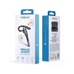 Bluetooth sluchátko s nabíjecím pouzdrem Forever BH-100 černé