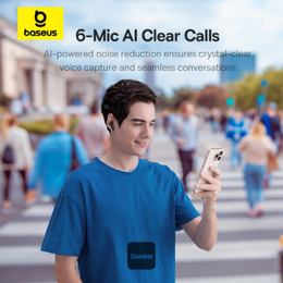 Bluetooth sluchátka Baseus Bass BP1 Pro černá