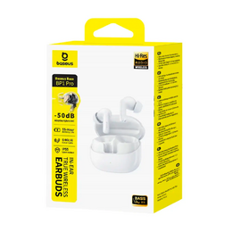 Bluetooth sluchátka Baseus Bass BP1 Pro bílá