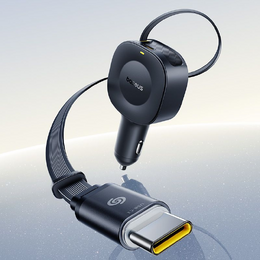 Nabíječka do auta Baseus PrimeTrip VR2 USB-C 1,5m 30W 1x USB-C černá