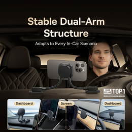 Nabíječka do auta Baseus PrimeTrip VR2 Max 100W s navíjecími kabely 2x USB-C, 1xUSB-C, 1x USB černý