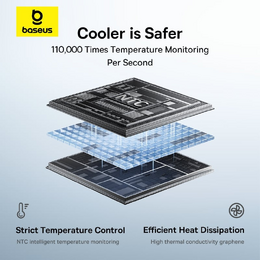 Powerbanka Baseus EnerFill FC31 Qpow 3 10000mAh, 22,5W, s kabelem USB-C a Lightning černá