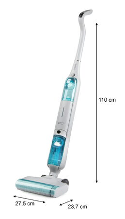Podlahový čistič 2v1 s odsáváním - DOMO DO253SW, Napájení: Li-ion 21,9 V (2600 m