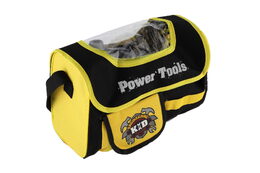 Sada nářadí plast s aku vrtačkou 16x17cm na baterie se zvukem s brašnou v krabici 24x17,5x12cm