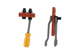 Sada nářadí plast s aku vrtačkou 16x17cm na baterie se zvukem s brašnou v krabici 24x17,5x12cm