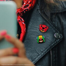 Brawl Stars set pinů (Nita & Leon)