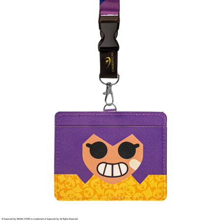 Brawl Stars šňůrka na krk s pouzdrem na kartu Shelly