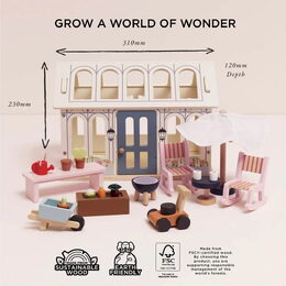 Le Toy Van Domeček pro panenky Zimní zahrada