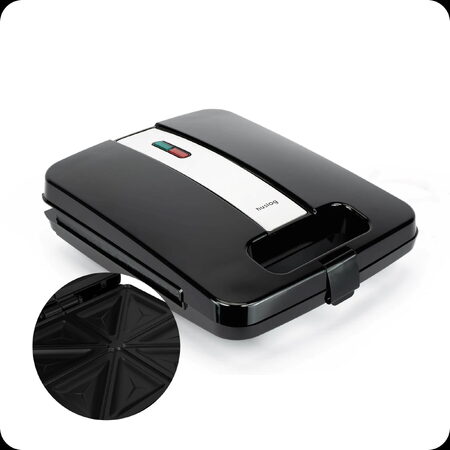 Sendvičovač Huslog pro 4 sendviče 1800W černý