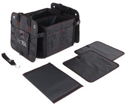 Organizér  Sixtol do kufru auta CAR COMPACT 19 PRO, 19 přihrádek, skládací