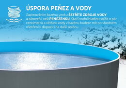 Bazén Marimex Orlando 4,57x1,07 m - ŠEDÝ, bazén, fólie, skimmer -poškozený obal