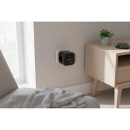 Nabíjecí stanice Huslog 15W 3xzásuvka, 2xUSB-C, 2xUSB, 1x vypínač černá