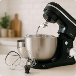 Kuchyňský robot Huslog s planetárním hnětením černý