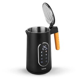 Rychlovarná konvice Huslog 1,7l nerezová černá