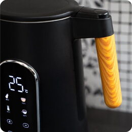 Rychlovarná konvice Huslog 1,7l nerezová černá